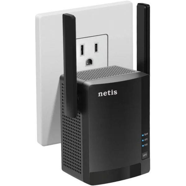 Netis E3 AC1200 Wireless Dual Band Range Wi-Fi Extender with WPS One Button, 2 High Gain Antennas & Covers up to 3000 sq. ft. - Image 4