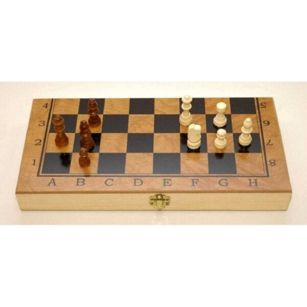 Waxmatbi 3 In 1 Best Quality Wooden Chess Game Set - Image 6