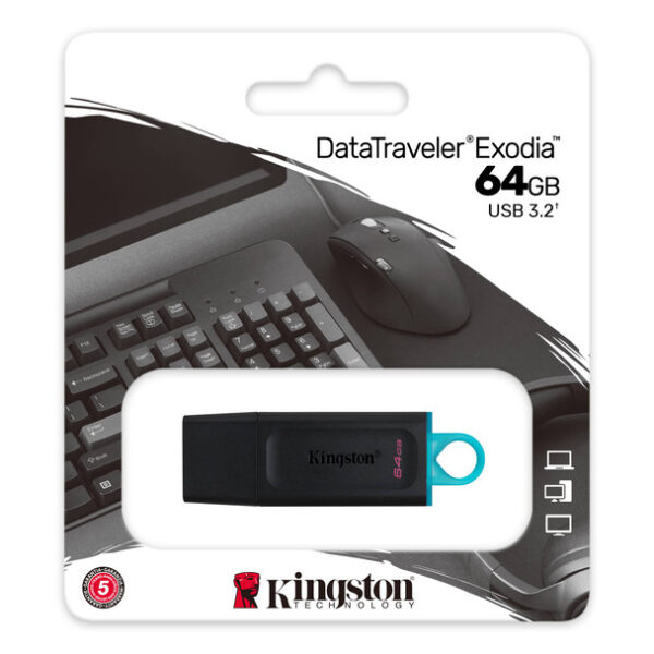 Kingston DataTraveler Exodia 64GB USB 3.2 Flash Drive 64GB - Image 2