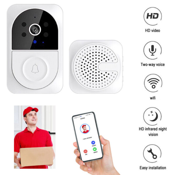 Smart Wireless WiFi Video Doorbell - Image 4