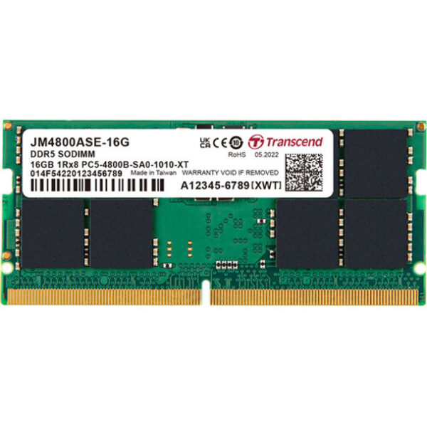 Transcend Memory Laptop DDR5, 16GB Transcend 4800Mhz