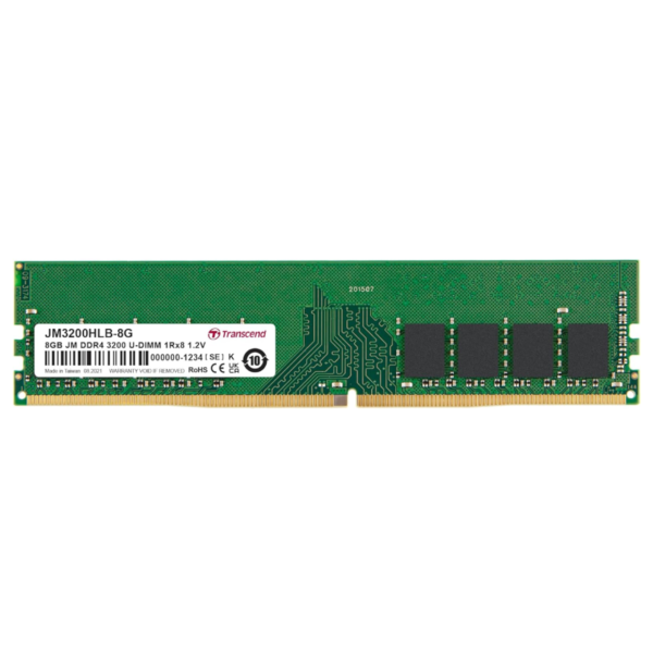 8GB DDR4 Desktop TRANSCEND 3200MHz