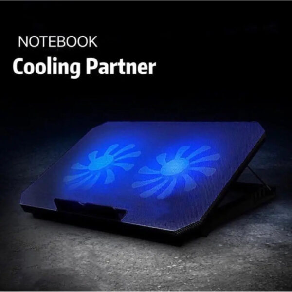 Laptop cooling pad With 2 Fans For 14 -17 Inch Laptop Computer | S69 - Image 2