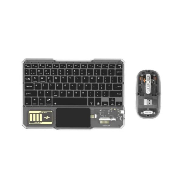 Green Lion Transparent Duo Wireless Keyboard & Mouse