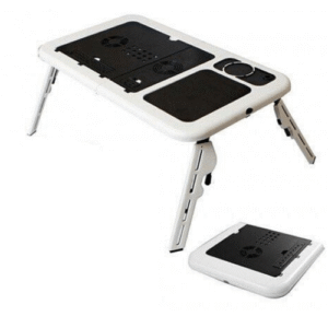LD09 Folding and portable E-Table For Laptop With Two Cooling Fan