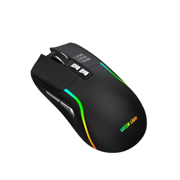 Green Lion Rechargeable Wireless Gaming Mouse