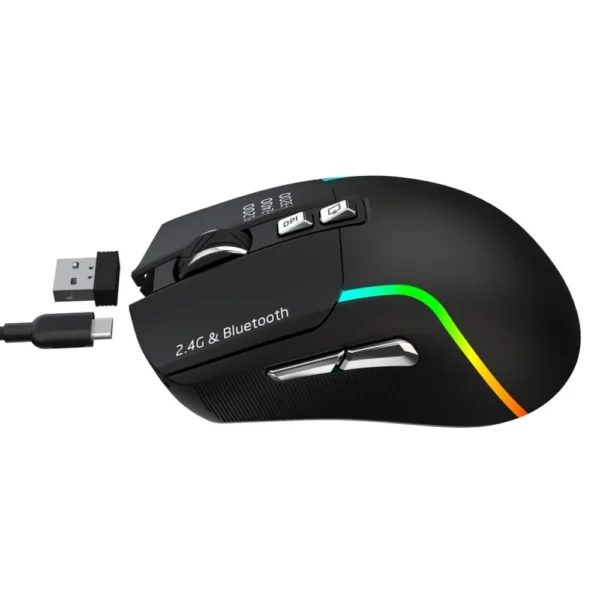 Green Lion Rechargeable Wireless Gaming Mouse - Image 2
